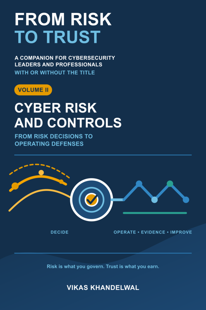Front cover of From Risk to Trust, Volume II: Cyber Risk and Controls